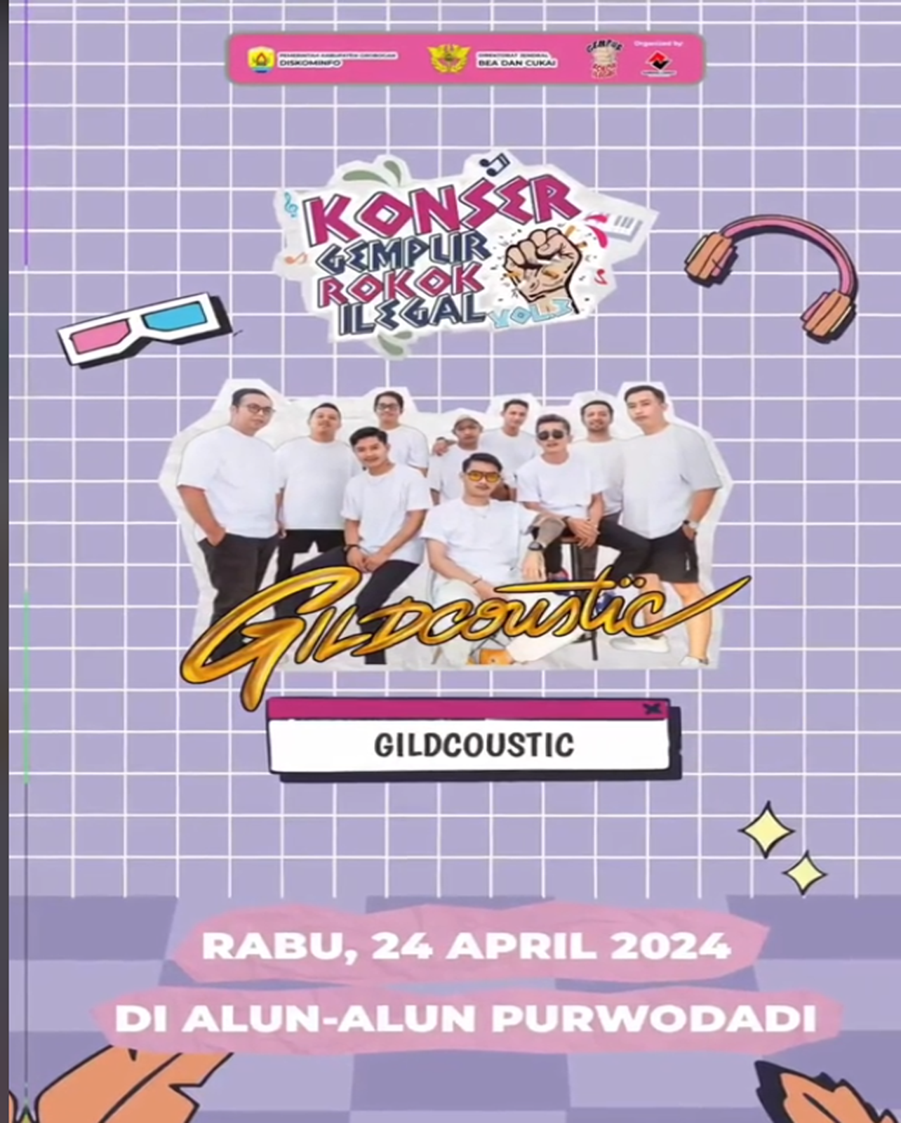 Konser Gempur Rokok Ilegal Hari Jadi Grobogan 298