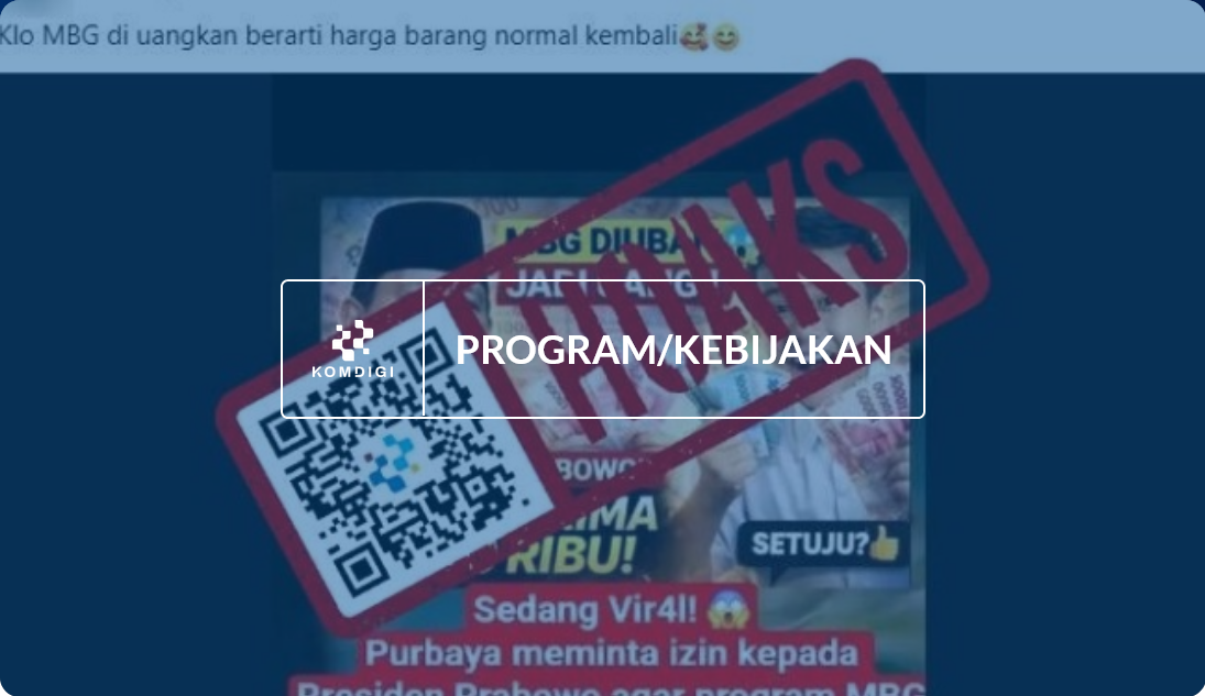 Penyaluran MBG Diubah Jadi Uang Tunai Rp300.000 Per Bulan