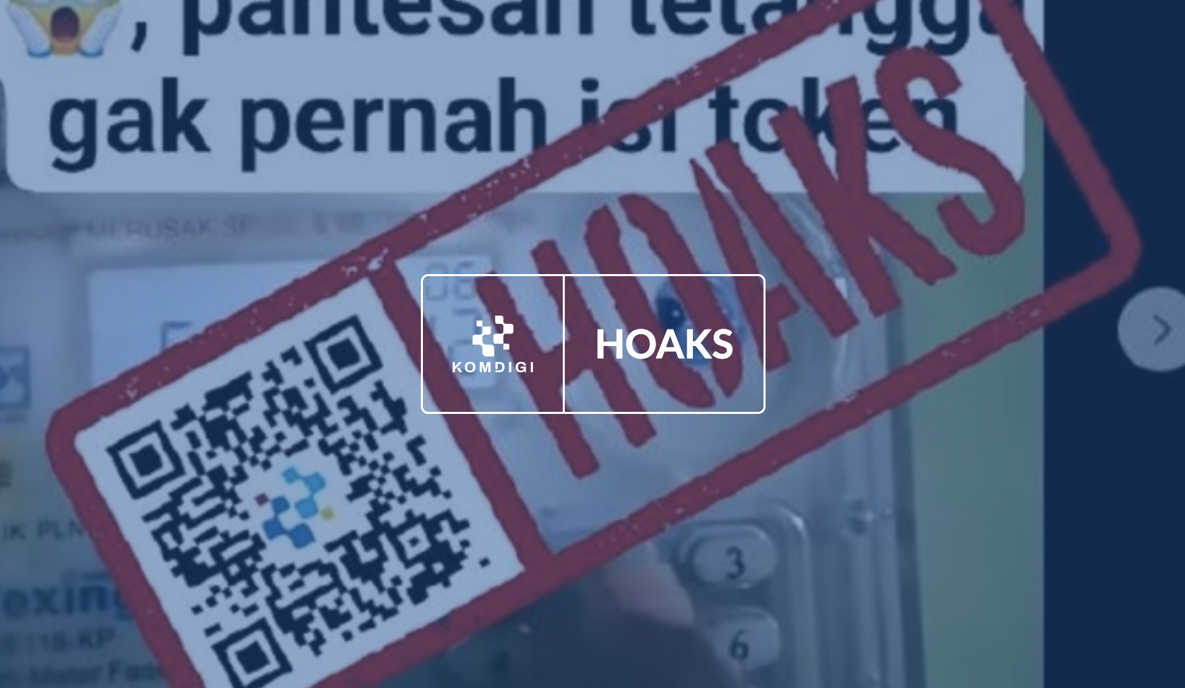 [HOAKS] Kode Token untuk Listrik Gratis Tiga Bulan