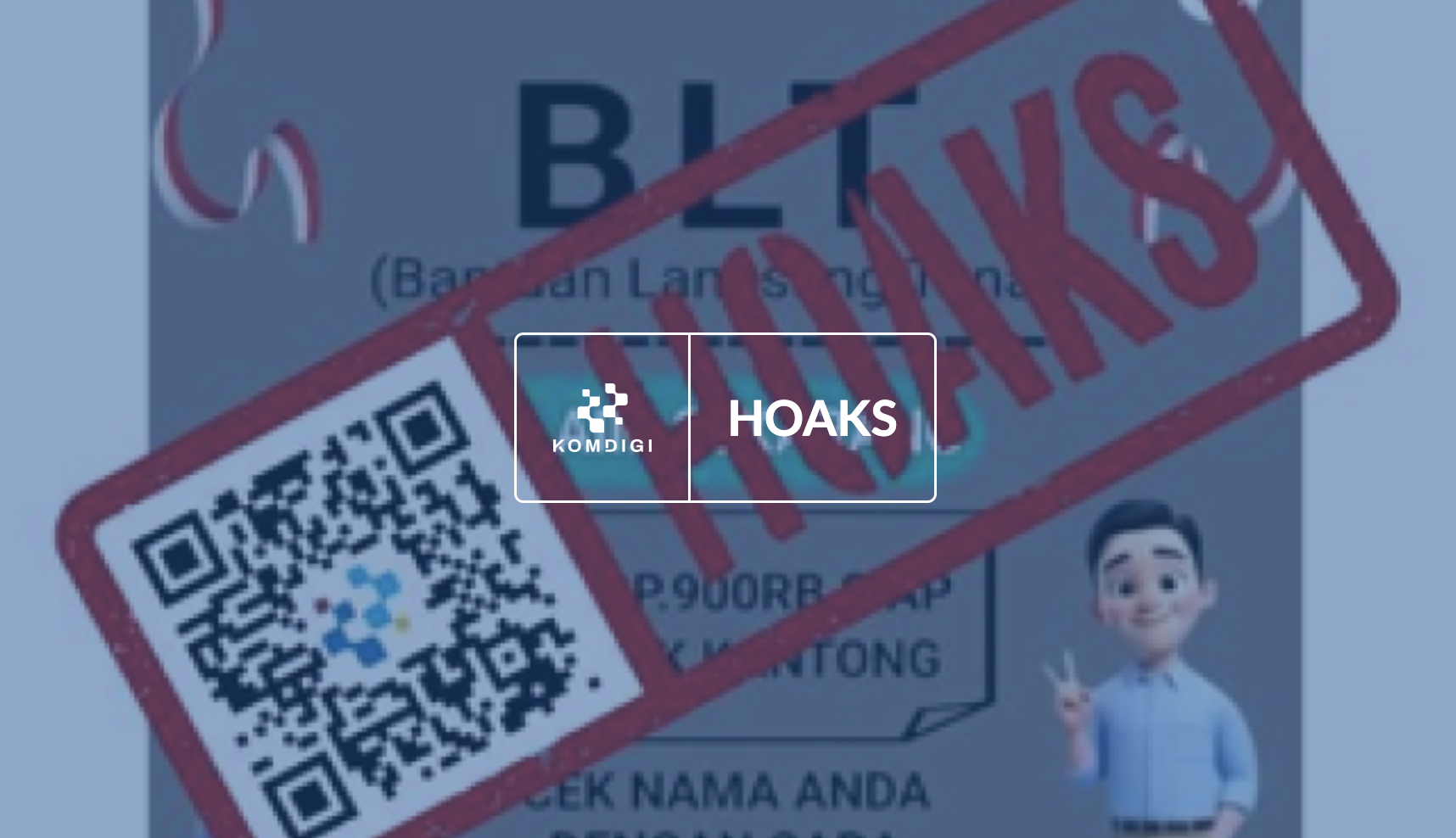 [HOAKS] Tautan untuk Cek Penyaluran BLT Rp900.000 dari Kemensos
