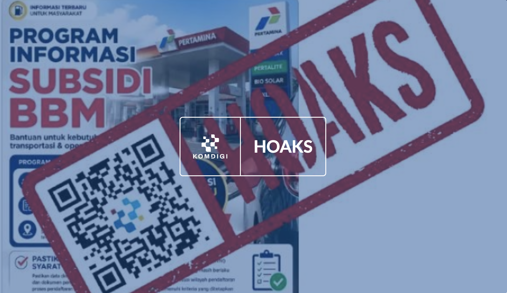 [HOAKS] Pendaftaran Voucher BBM Gratis 2026 Melalui DM