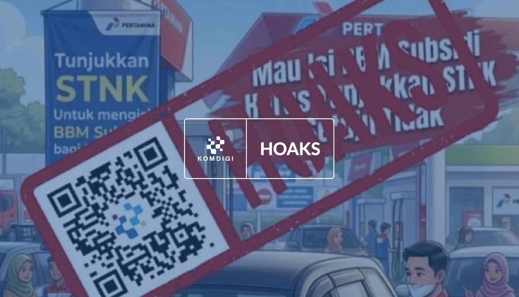 [HOAKS] Pembelian Pertalite Harus Tunjukkan STNK dan akan DItolak jika Telat Bayar Pajak
