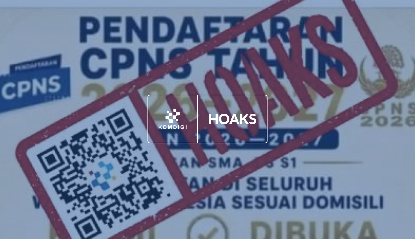 [HOAKS] Tautan Pendaftaran CPNS dan PPPK 2026
