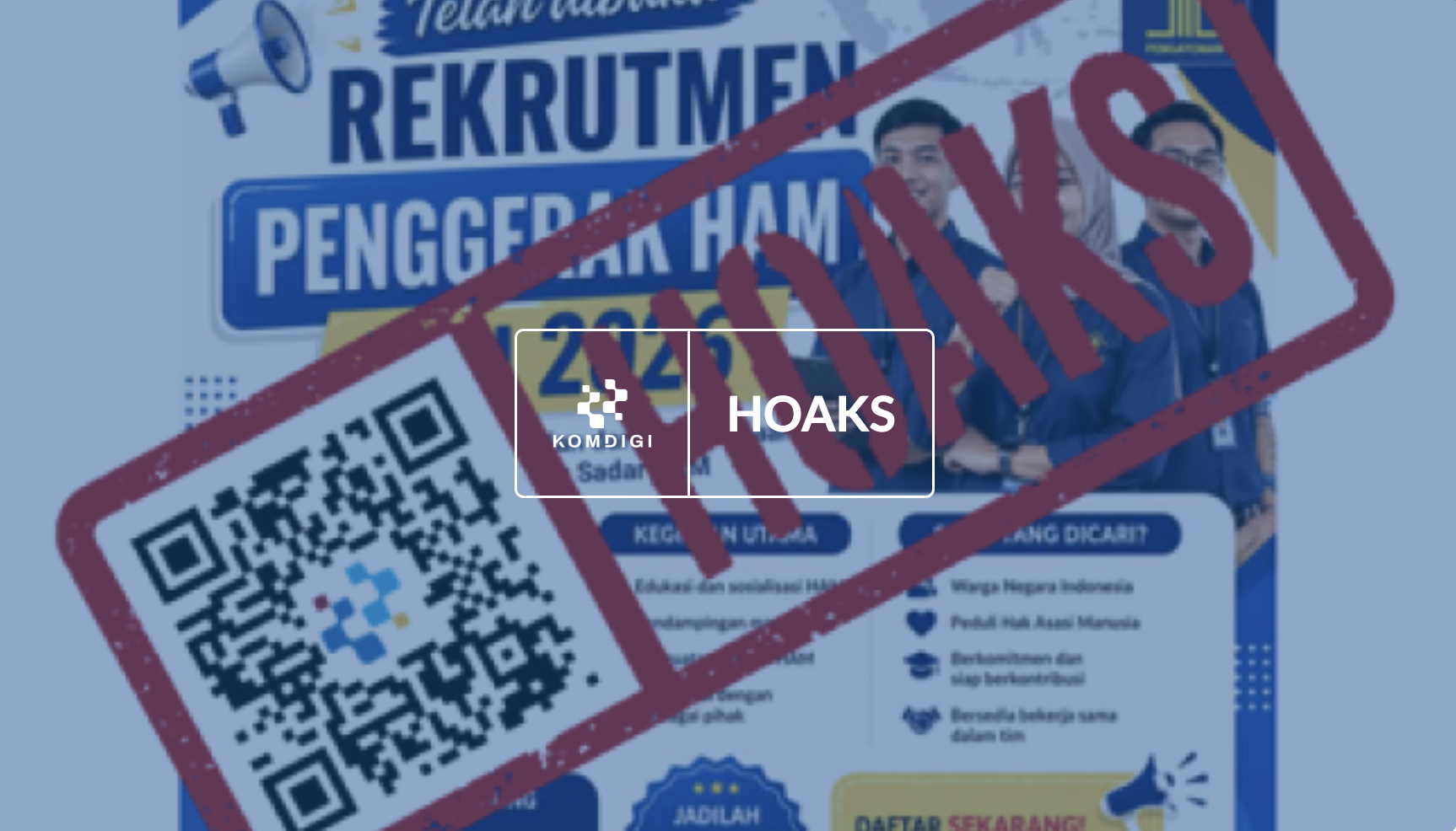 [HOAKS] Tautan untuk Daftar Program Penggerak HAM 2026