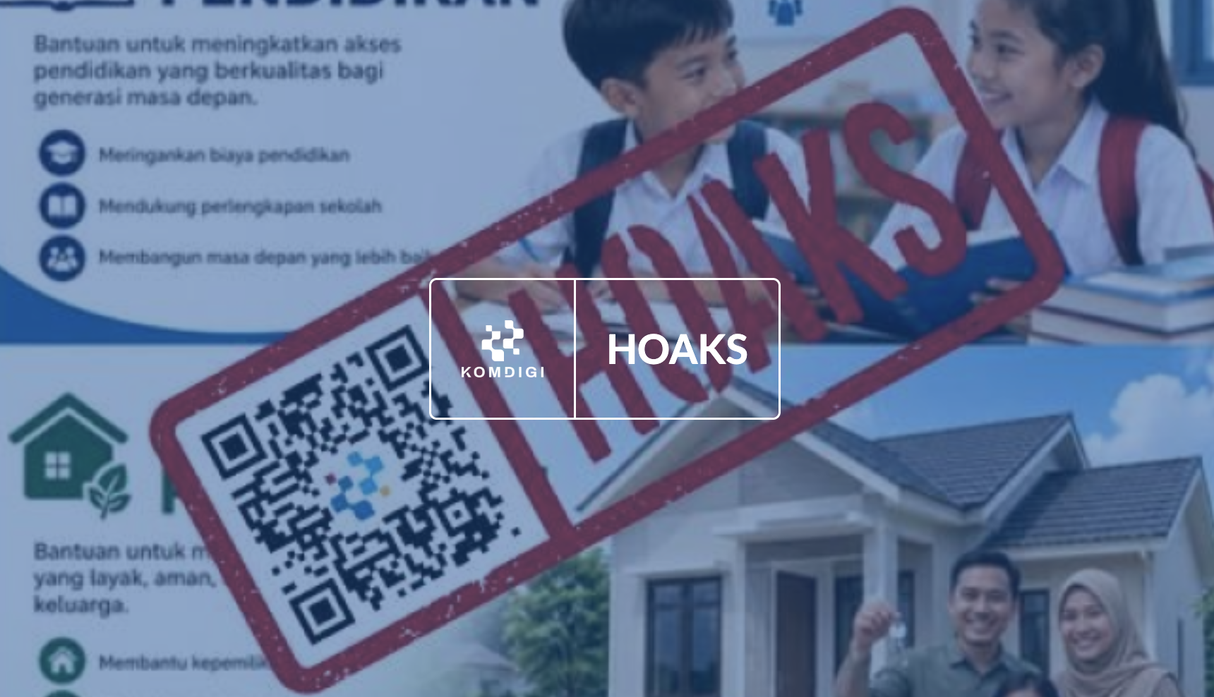 [HOAKS] Tautan Pendaftaran Program Bantuan Pendidikan dan Perumahan Periode 2026