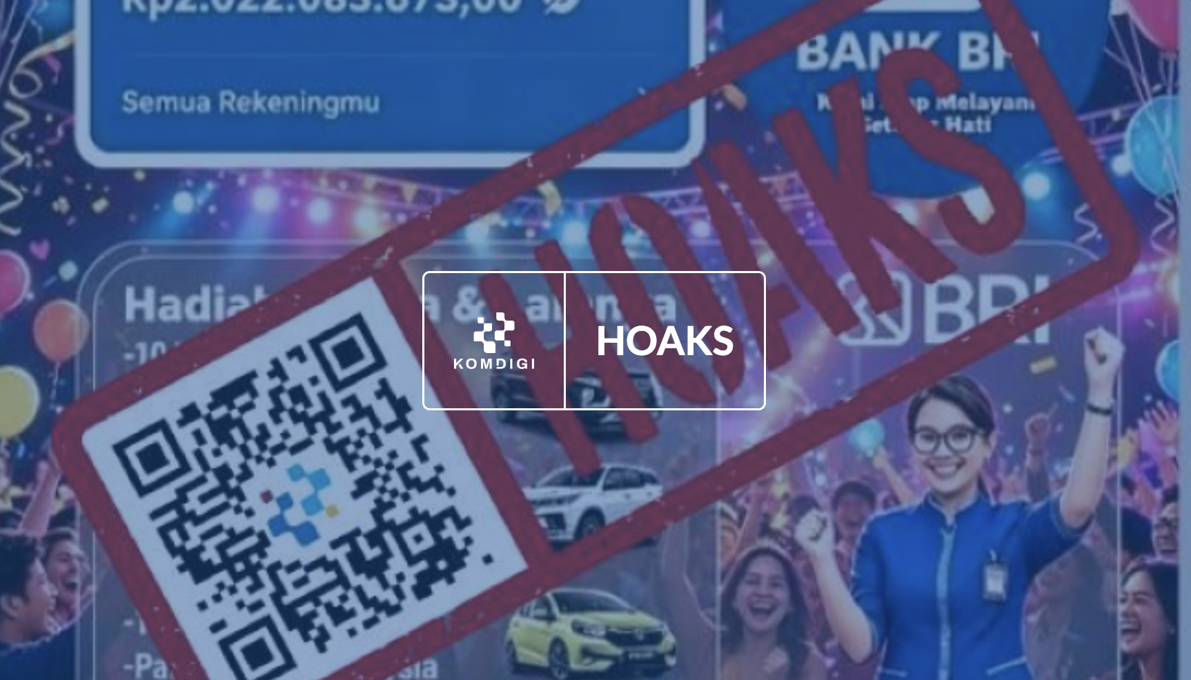 [HOAKS] Undian Berhadiah BRI Sambut HUT ke-81 RI