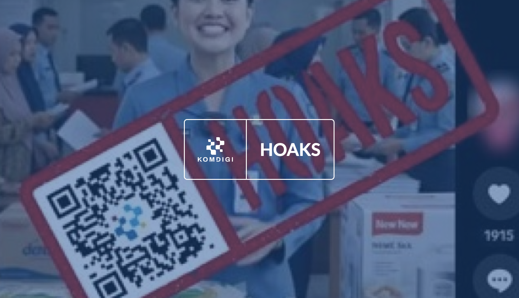 [HOAKS] WhatsApp Pendaftaran Bantuan Beras dari Pemerintah