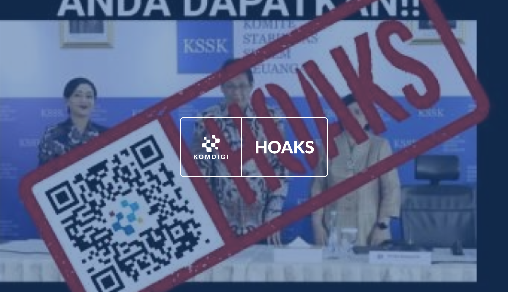 [HOAKS] Purbaya Minta Masyarakat Hubungi Nomor WhatsApp untuk Klaim Bantuan