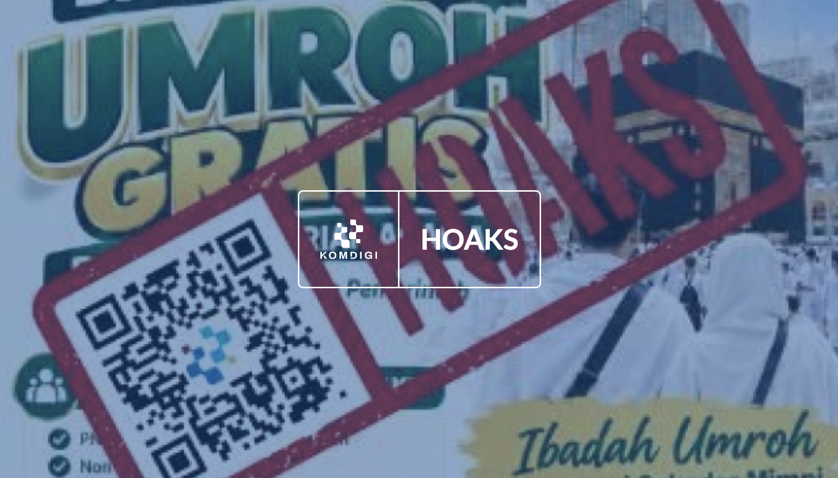 [HOAKS] Kontak WhatsApp Pendaftaran Umrah Gratis dari Kemenag