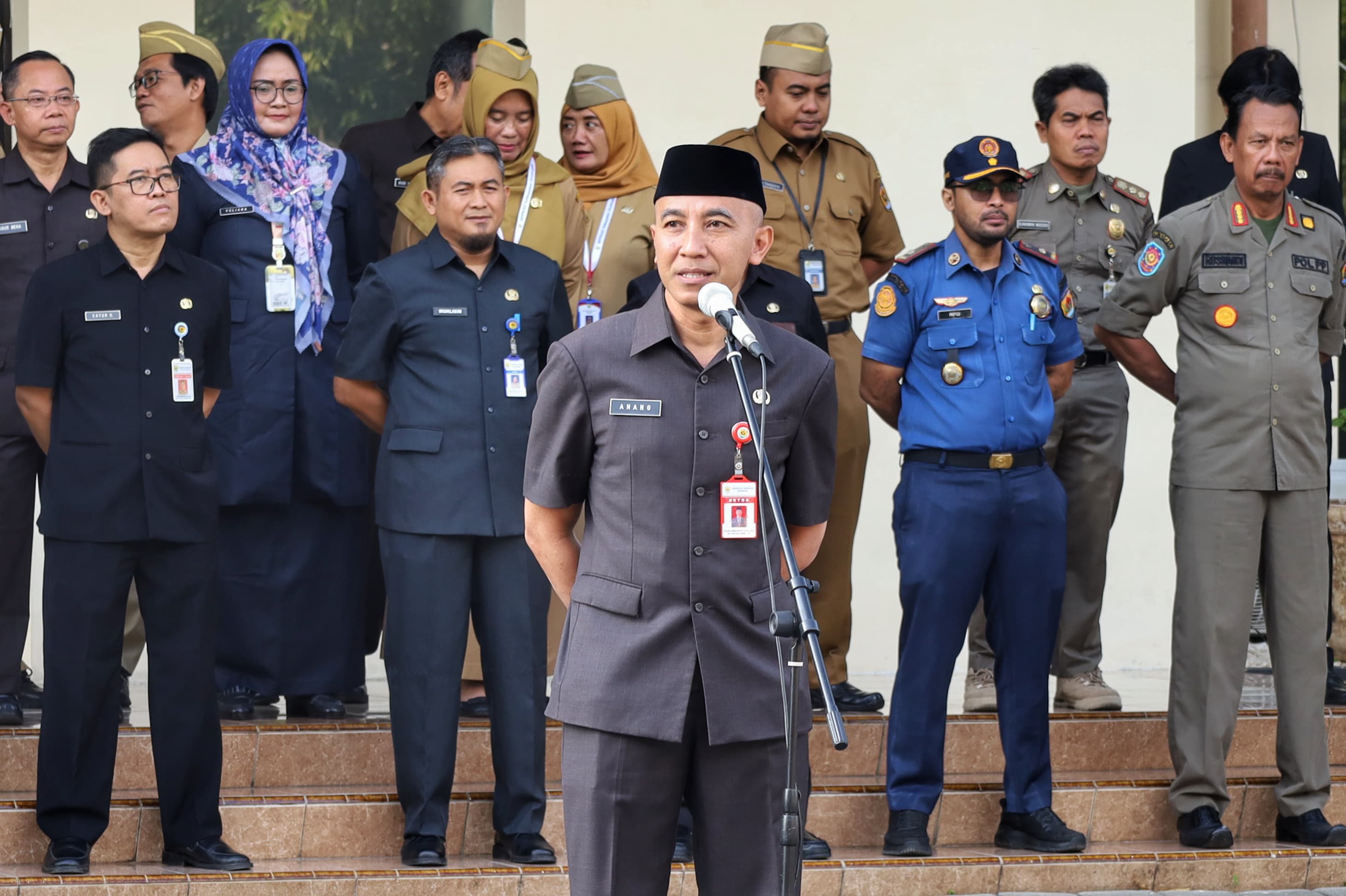 Sekda Grobogan Sampaikan Arahan Penting pada Apel Pagi Awal Tahun 2025