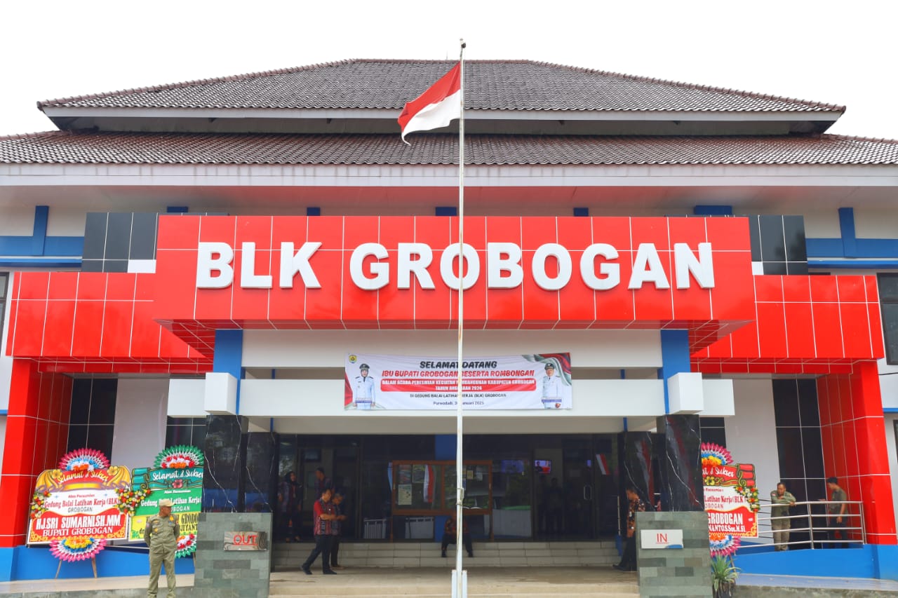 BLK GROBOGAN DIRESMIKAN, KAPASITAS LEBIH BESAR UNTUK CETAK TENAGA KERJA KOMPETEN