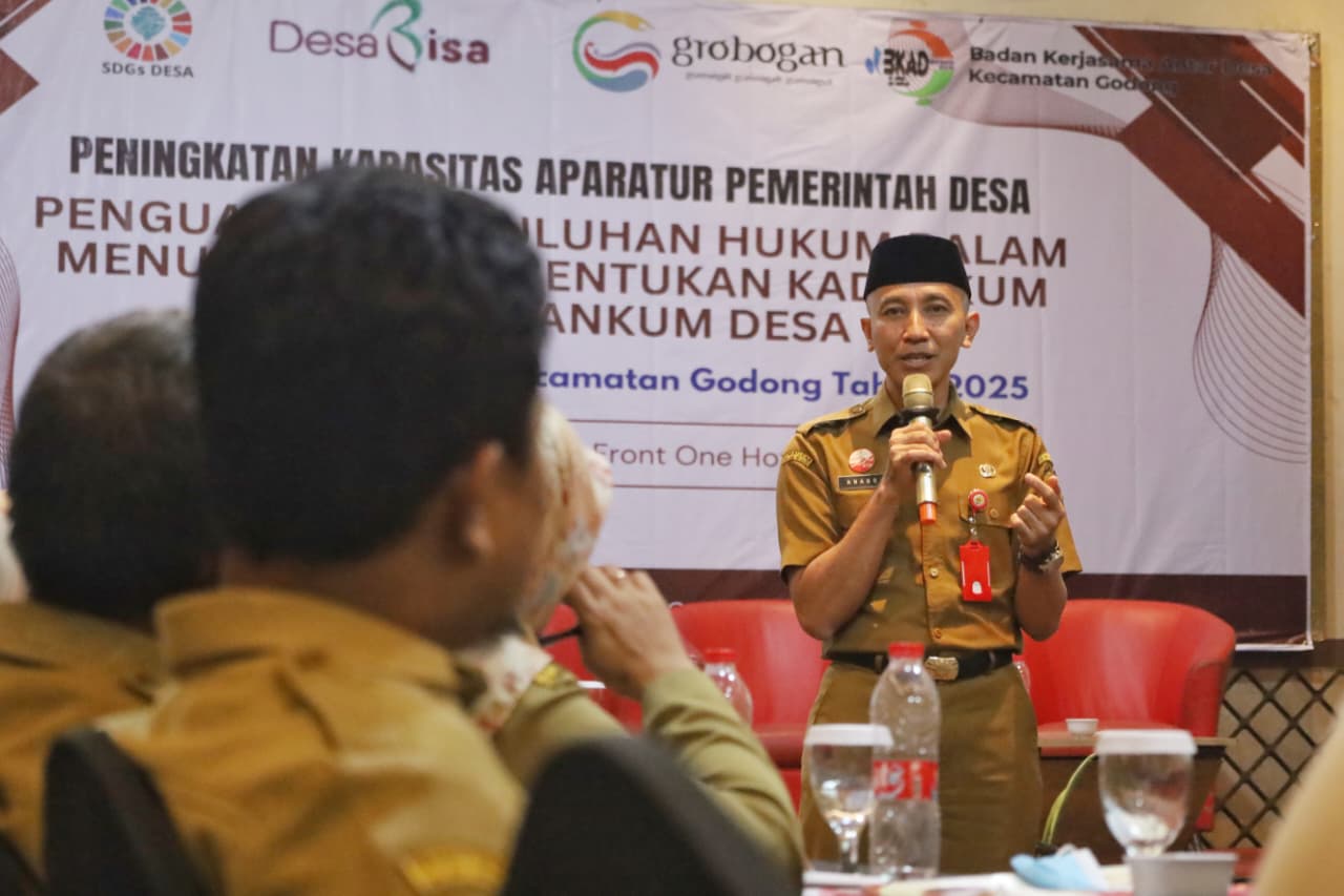 Peningkatan Kapasitas Kadus se-Kecamatan Godong, Sekda: Kepala Dusun Ujung Tombak Pembangunan dan Ketertiban Desa