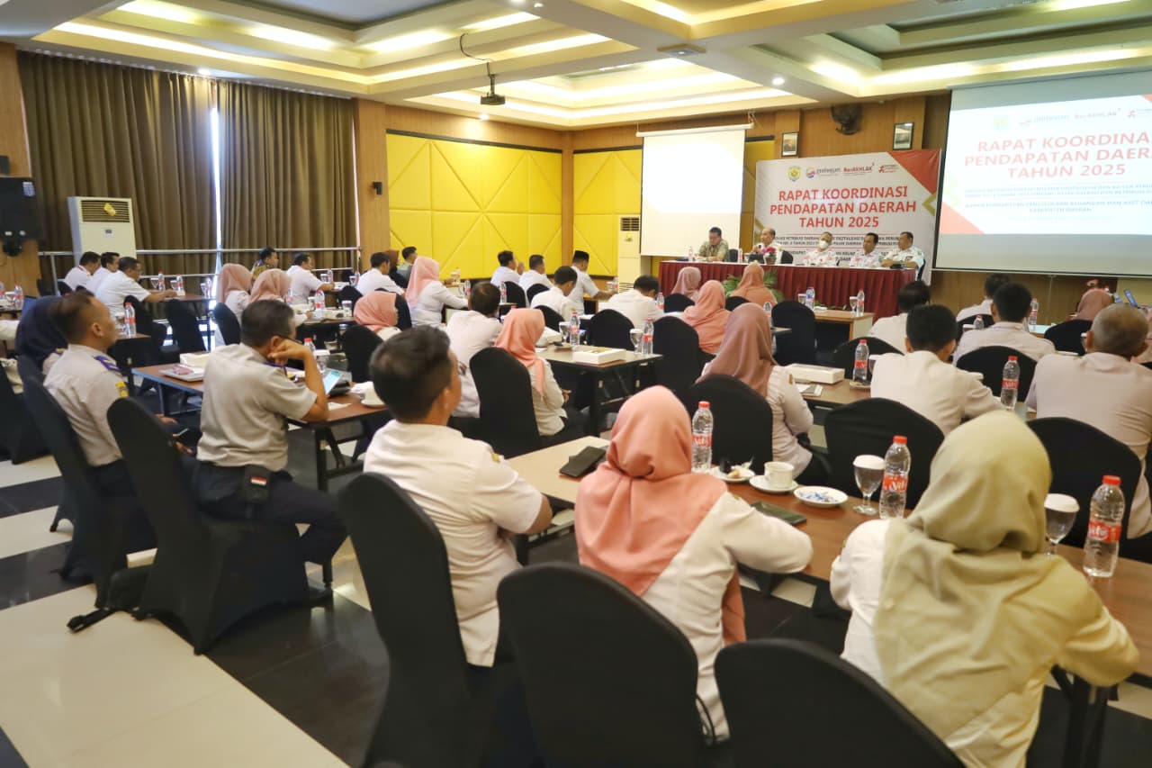 Sekda Buka Rakor Pendapatan Daerah 2025: Menguatkan Kolaborasi, Menghadirkan Inovasi