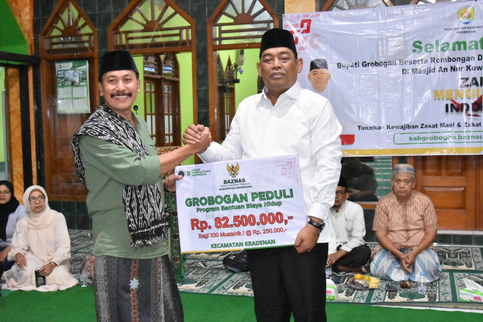 Pererat Silaturahmi, Bupati Setyo Hadi Gelar Safari Ramadhan di Masjid An Nur Kuwu