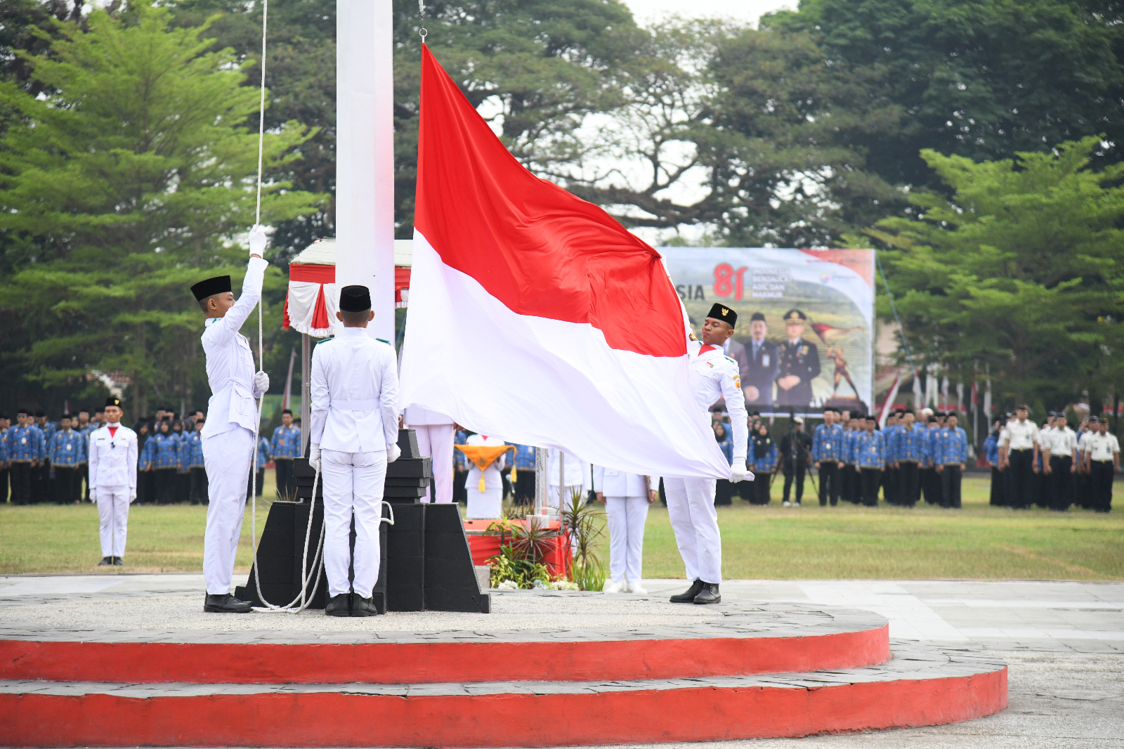 Grobogan Semarakkan Peringatan HUT ke-81 RI dengan Khidmat