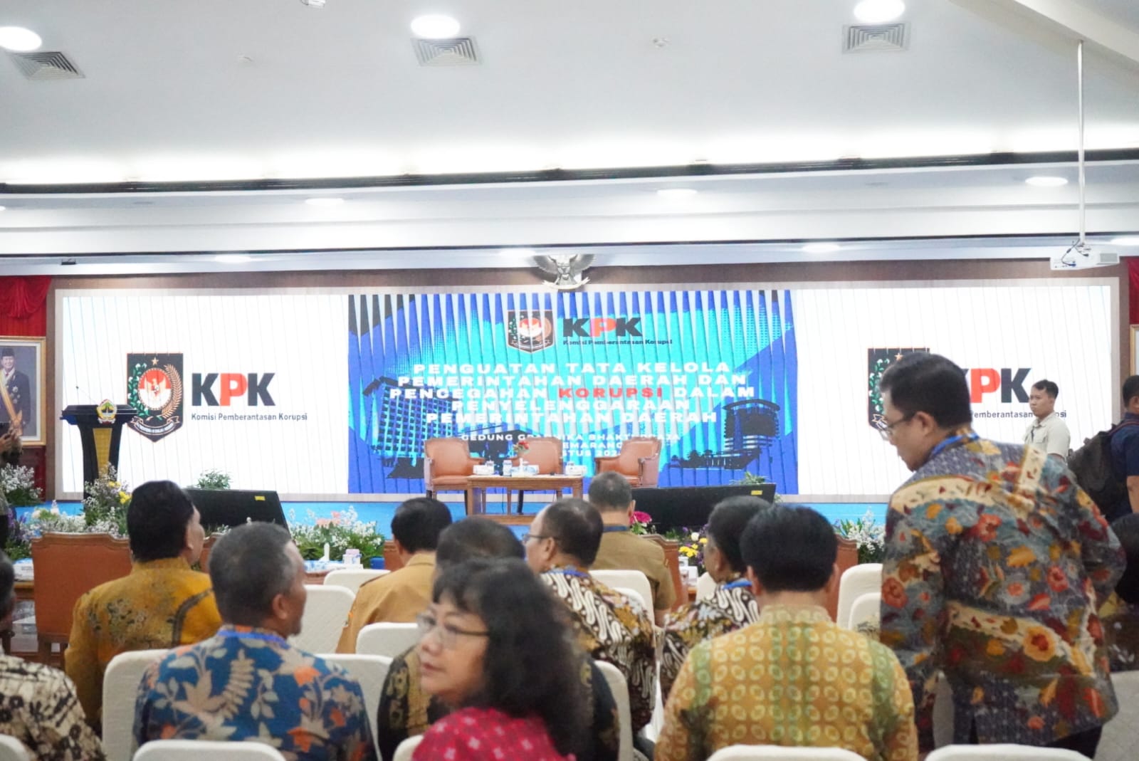 Komitmen Cegah Korupsi, Pimpinan Daerah Grobogan Ikuti Rakor Bersama KPK dan Kemendagri