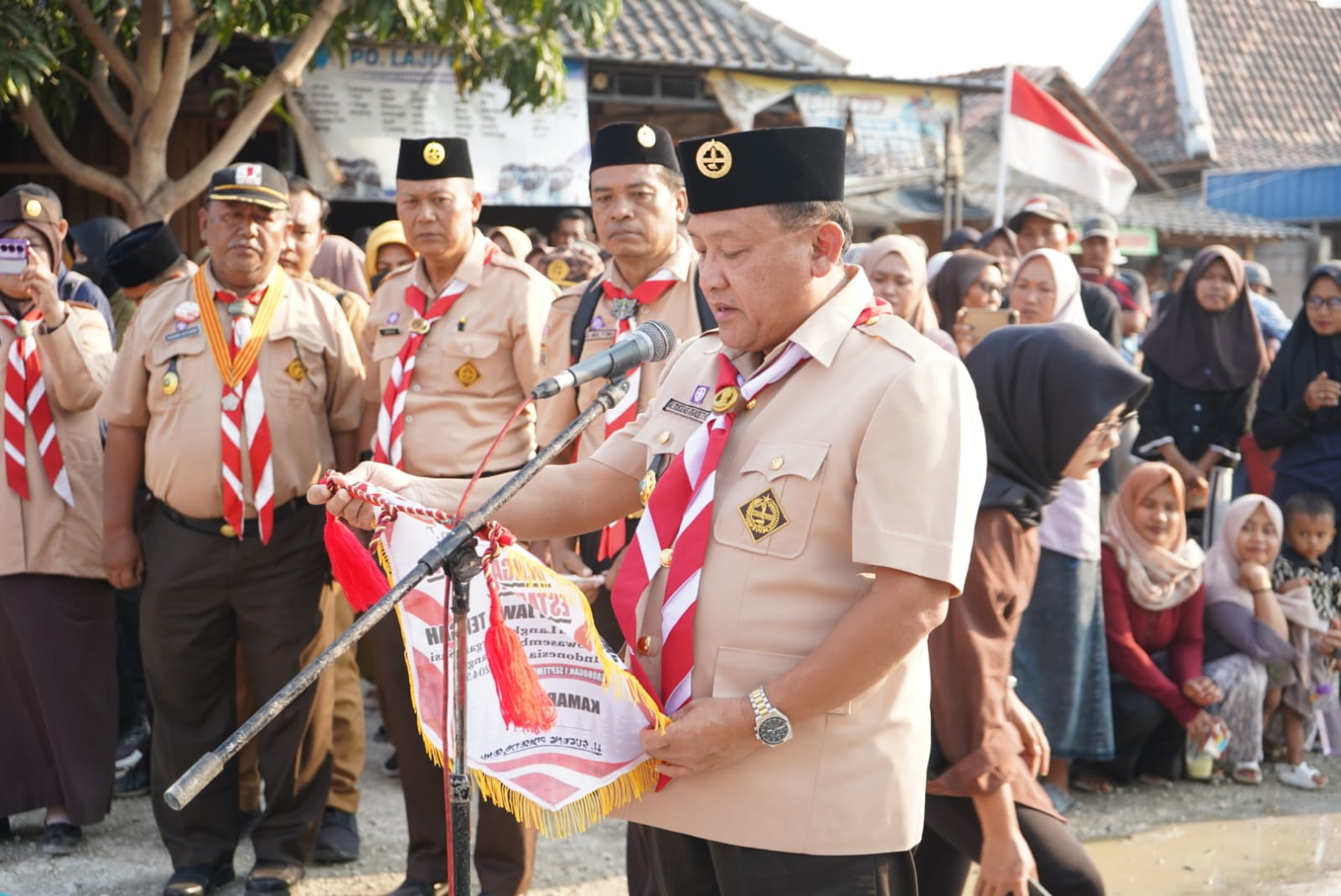 Sinergi Pramuka di Perbatasan, Grobogan dan Blora Sukseskan Estafet Tunas Kelapa