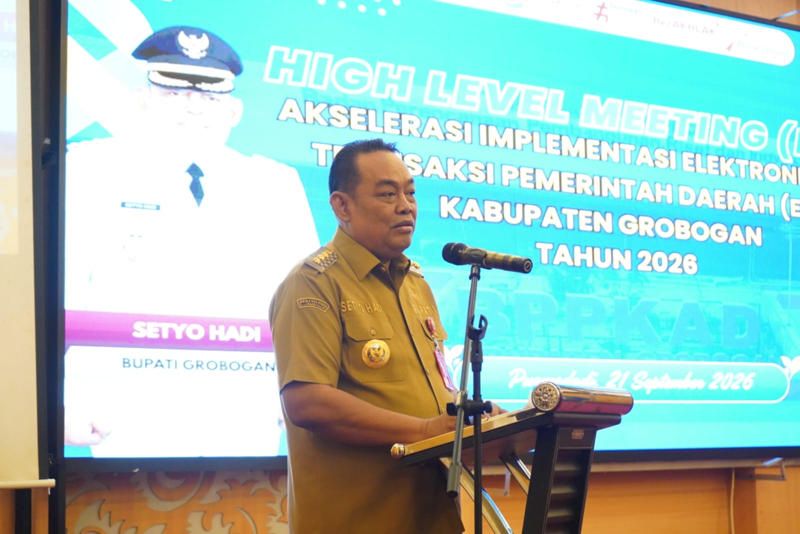 Layanan Daerah Makin Mudah dan Transparan: Bupati Setyo Hadi Dorong Transaksi Digital untuk Grobogan