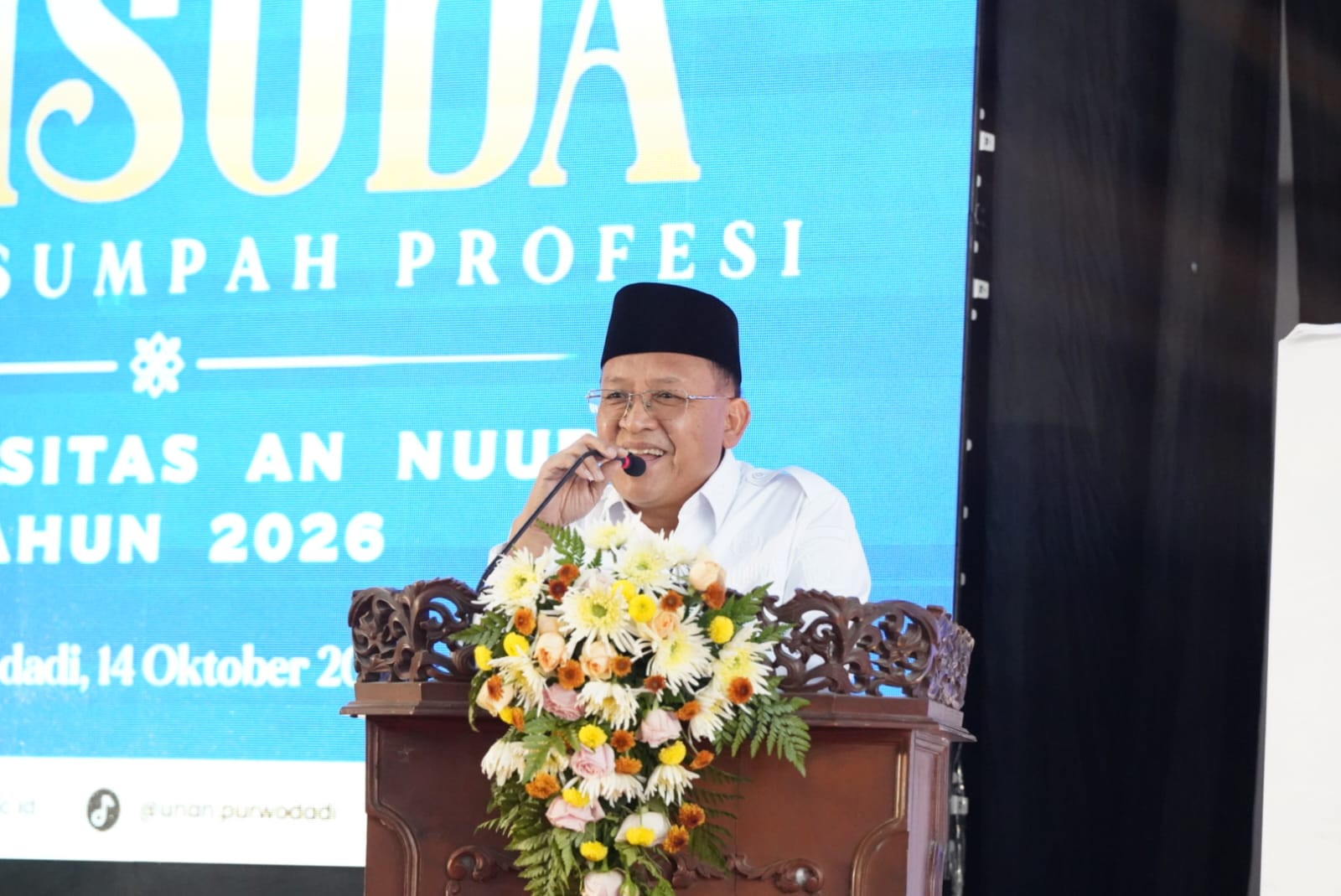 Lebih dari Sekadar Ijazah, Wabup Grobogan Ingatkan Wisudawan UNAN Pentingnya Pengabdian Tulus