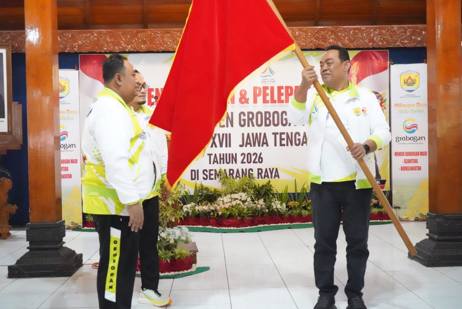 Bupati Grobogan Lepas Kontingen Porprov Jateng 2026: "Kalian Bawa Kehormatan dan Kebanggaan Daerah"